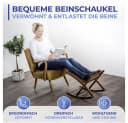 Maximex Fußhocker KOMFORT Beinschaukel Massivholz Buche Braun Bild 5