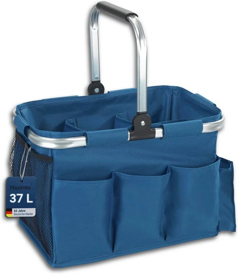MAXIMEX Allzweckkorb 37 Liter blau Polyester Aufbewahrungsbox - Bild 3
