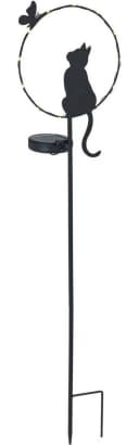Maximex LED Gartenleuchte Katze Solar Schwarz Bild 2