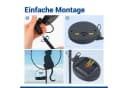 Maximex LED Gartenleuchte Katze Solar Schwarz Bild 5