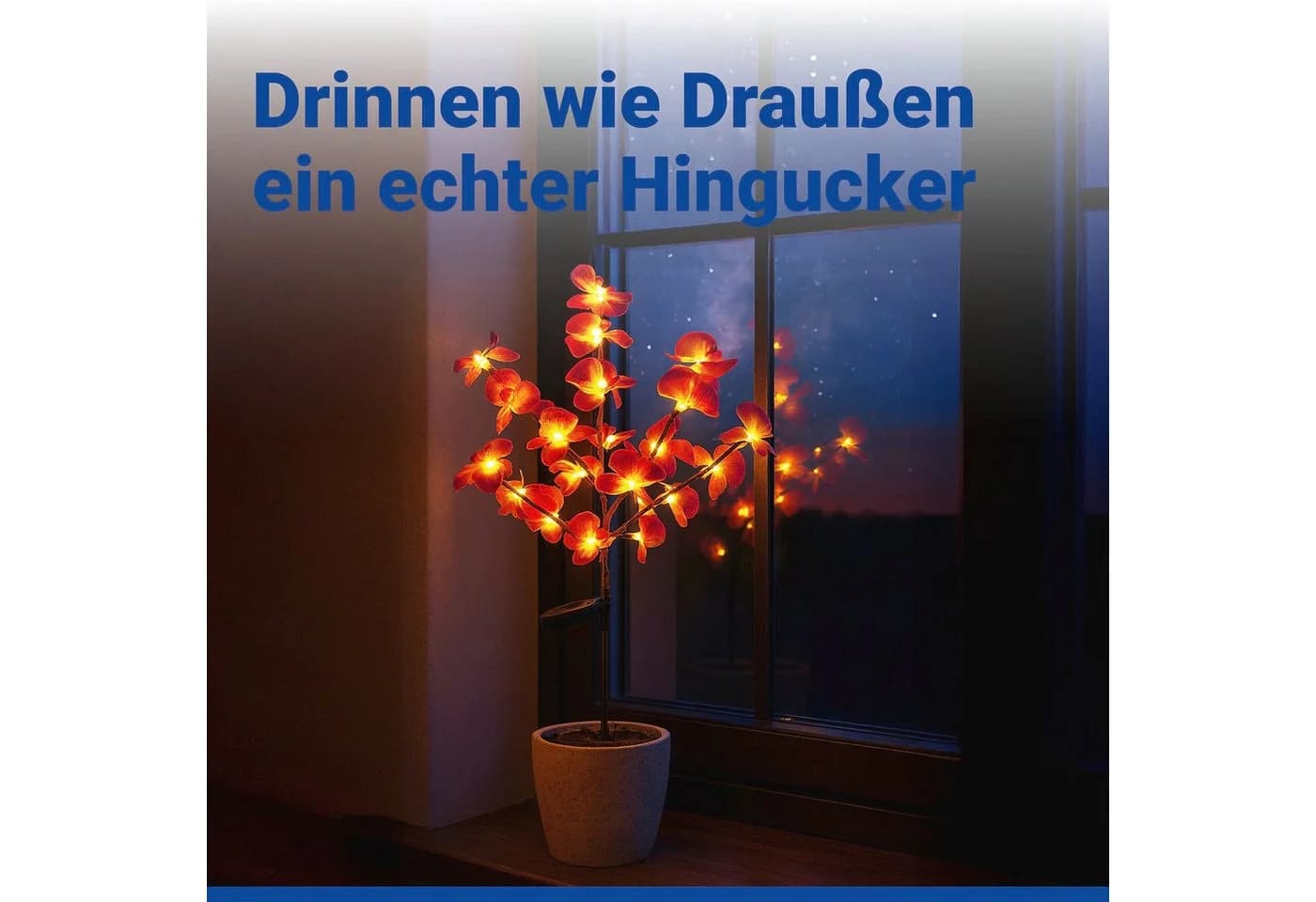MAXIMEX LED Gartenleuchte Modell Orchidee Solar Bunt - Bild 5