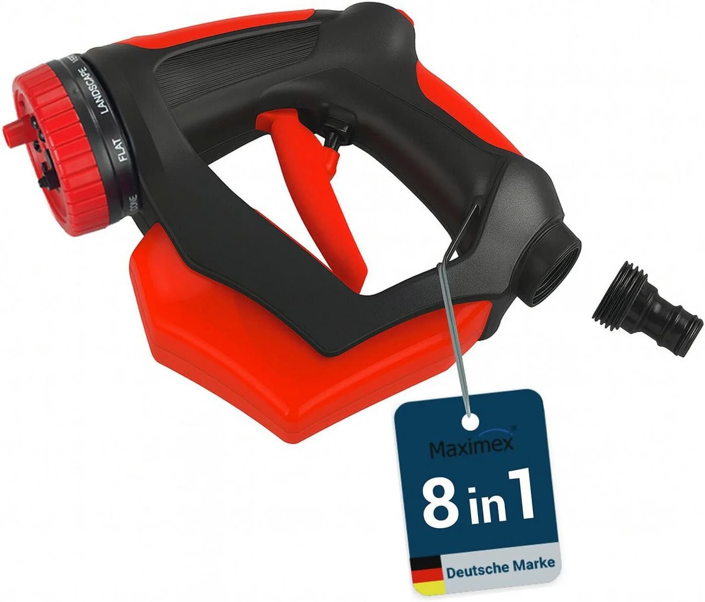 Maximex Multifunktionsbrause 8in1 Gartenbrause mit Seifenreservoir - Bild 3