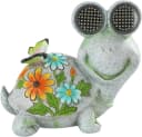 LED Dekofigur MAXIMEX 'Modell Blinky Eyes Schildkröte' - Solar Gartenfigur Bild 2