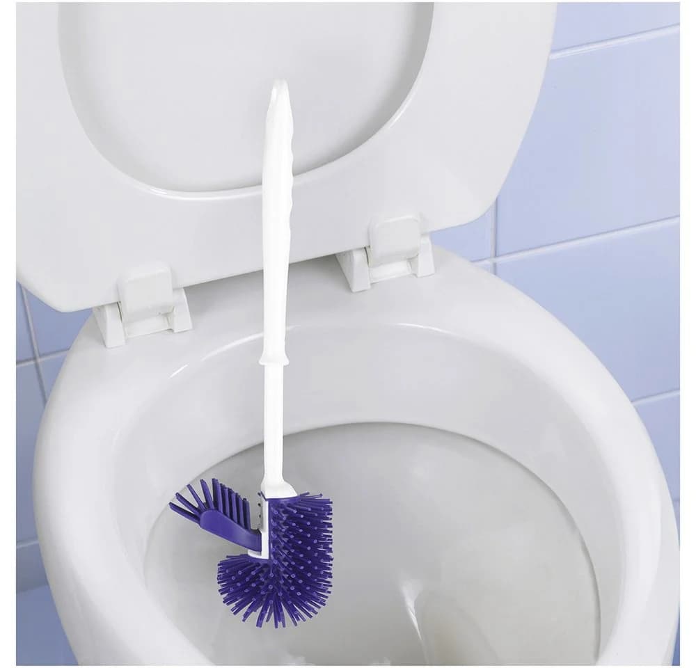 MAXIMEX WC-Garnitur Hygiene-Set Lila mit Anti-Haft-Wirkung