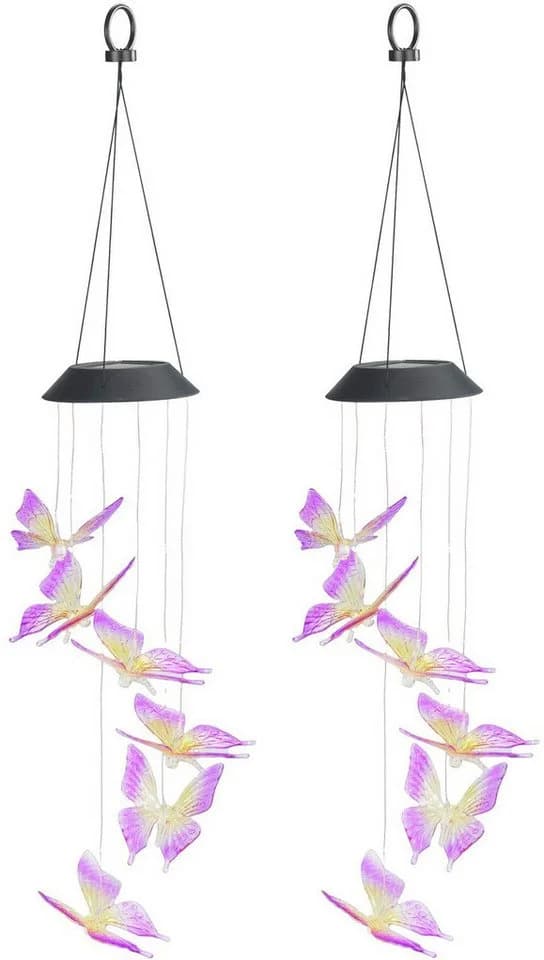 MAXIMEX LED Gartenleuchte Schmetterling Solar Windspiel - Bild 2