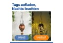 MAXIMEX LED Gartenleuchte Heißluftballon Solar Bronze Bild 3