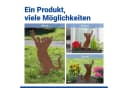 MAXIMEX Gartenstecker Katze & Schmetterling Terracotta Metall Bild 5