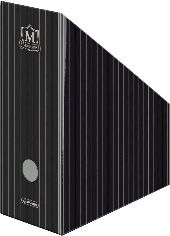 Herlitz Stehsammler A4-C4 Wellpappe Schwarz Montana IV - Bild 2