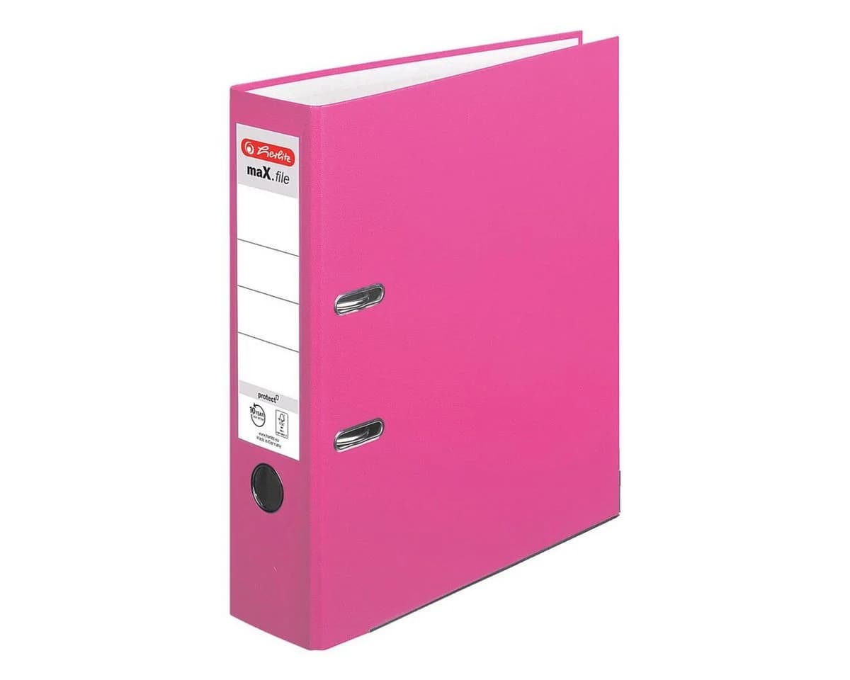 Herlitz Ordner maX.file protect A4 8cm pink - Bild 2