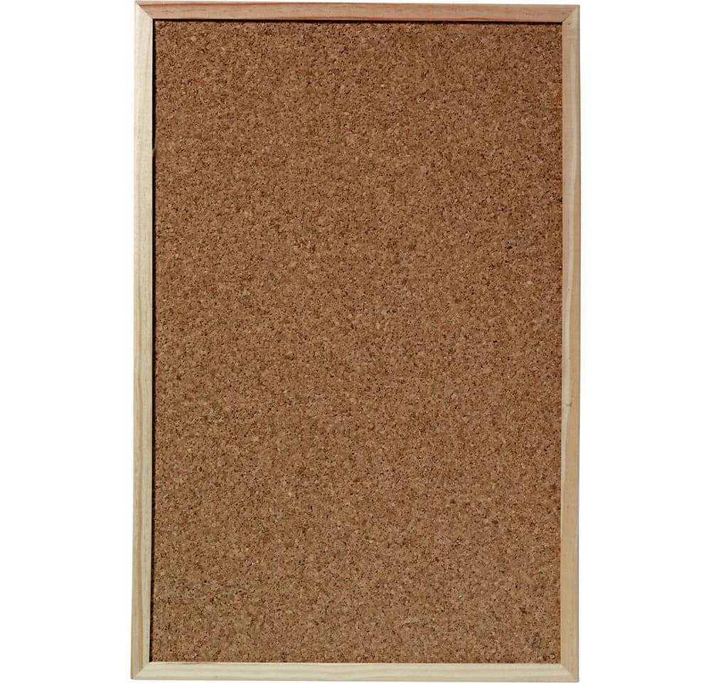 Herlitz Korkpinnwand 40x60 cm Holzrahmen