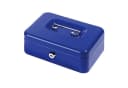 Herlitz Geldkassette Mittel abschließbar Blau, 2x Schlüssel Hartgeldeinsatz Bild 1