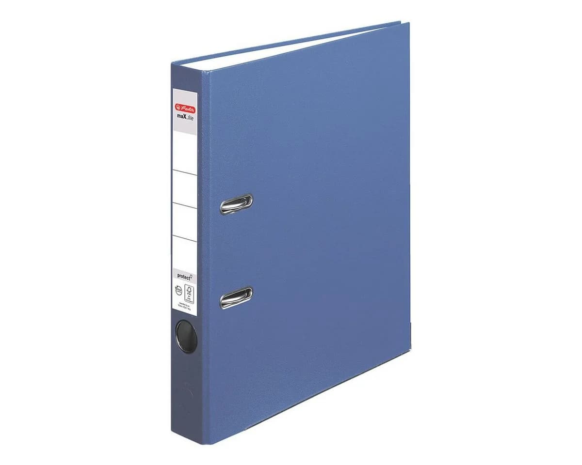 Herlitz Ordner maX.file protect A4 5cm Blau - Bild 2