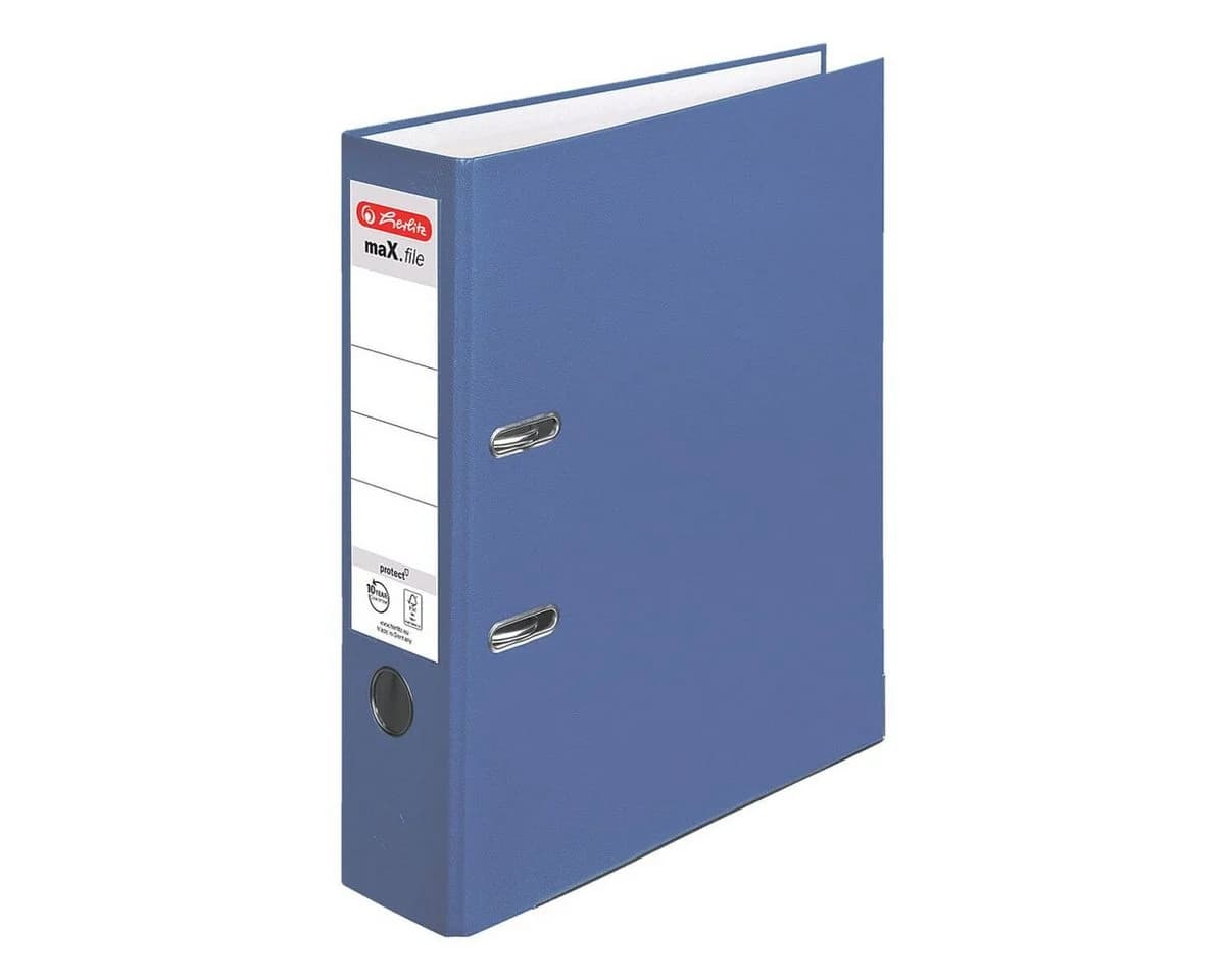 Herlitz Ordner maX.file protect A4 8cm Blau - Bild 2
