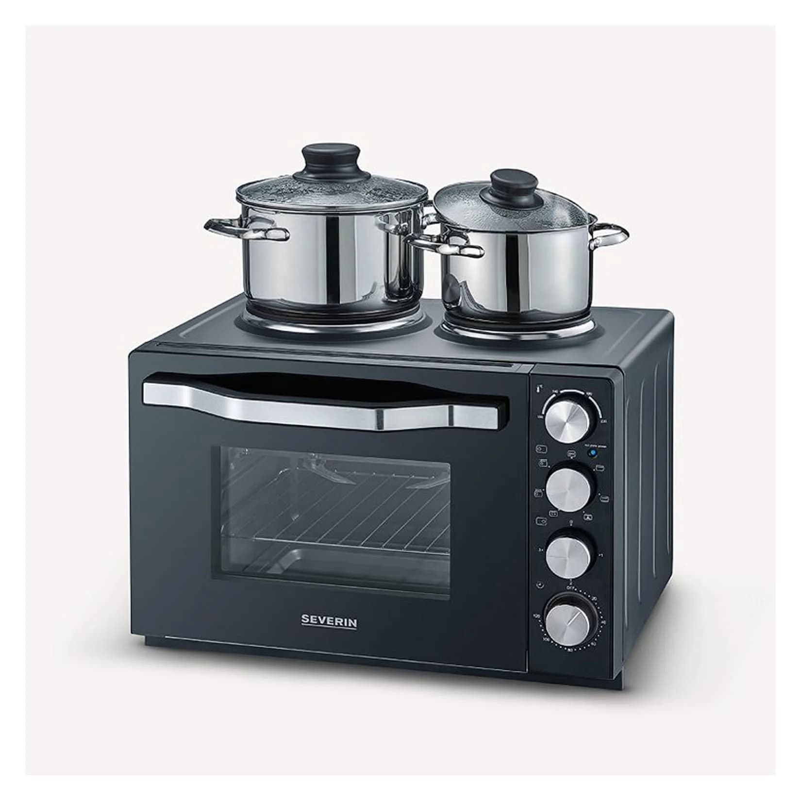 Severin TO 2074 Back- und Toastofen mit Kochplatten