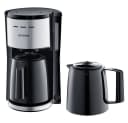 Severin Kaffeebereiter mit 2 Isolierkannen Schwarz Silber Bild 1