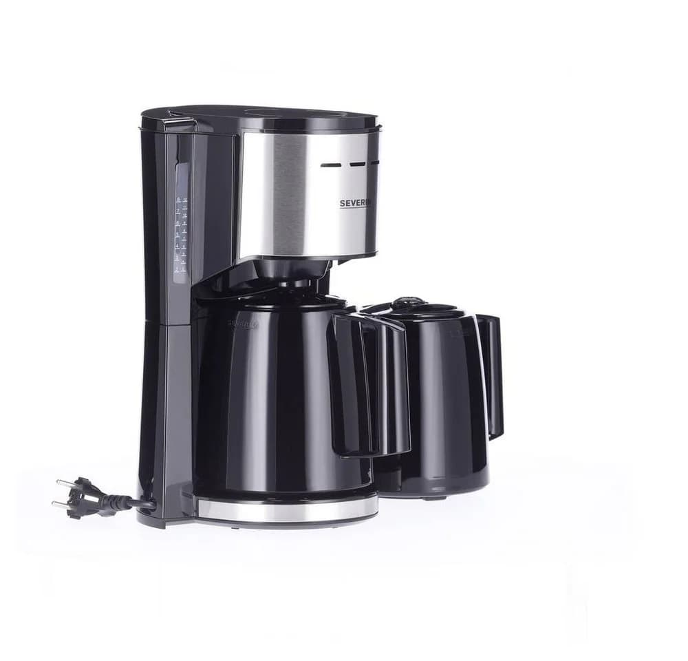 Severin Kaffeebereiter mit 2 Isolierkannen Schwarz Silber - Bild 5