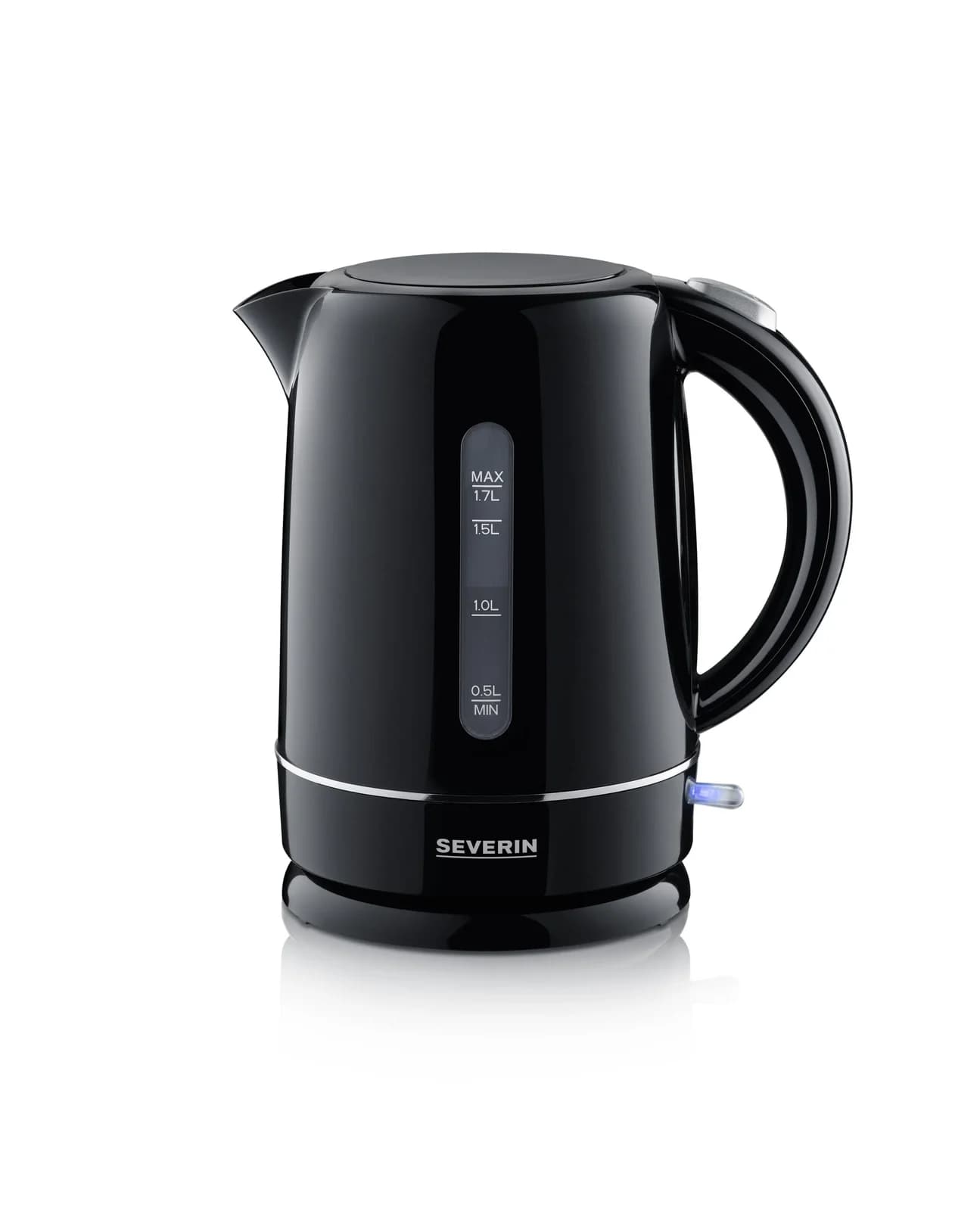 SEVERIN Wasserkocher WK4322 Schwarz 2200 Watt 1,7 Liter