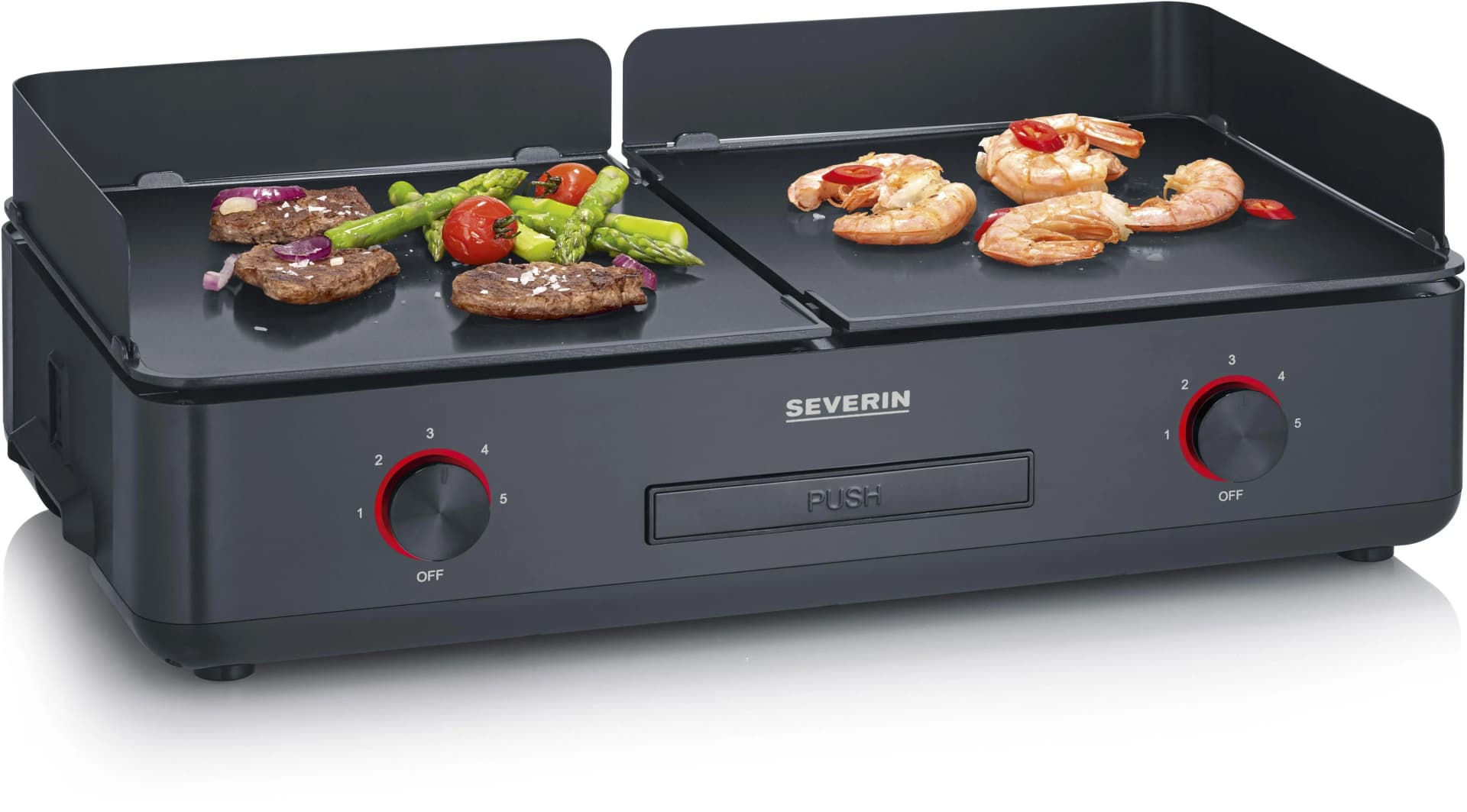 Severin PG 8569 SUAVE Plancha Tischgrill
