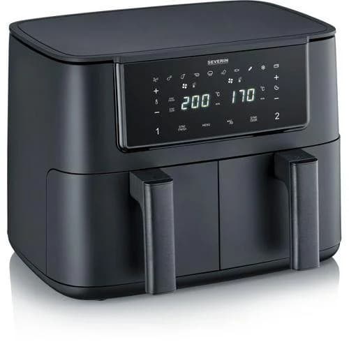 SEVERIN Heißluftfritteuse FR 2463 Dual Schwarz