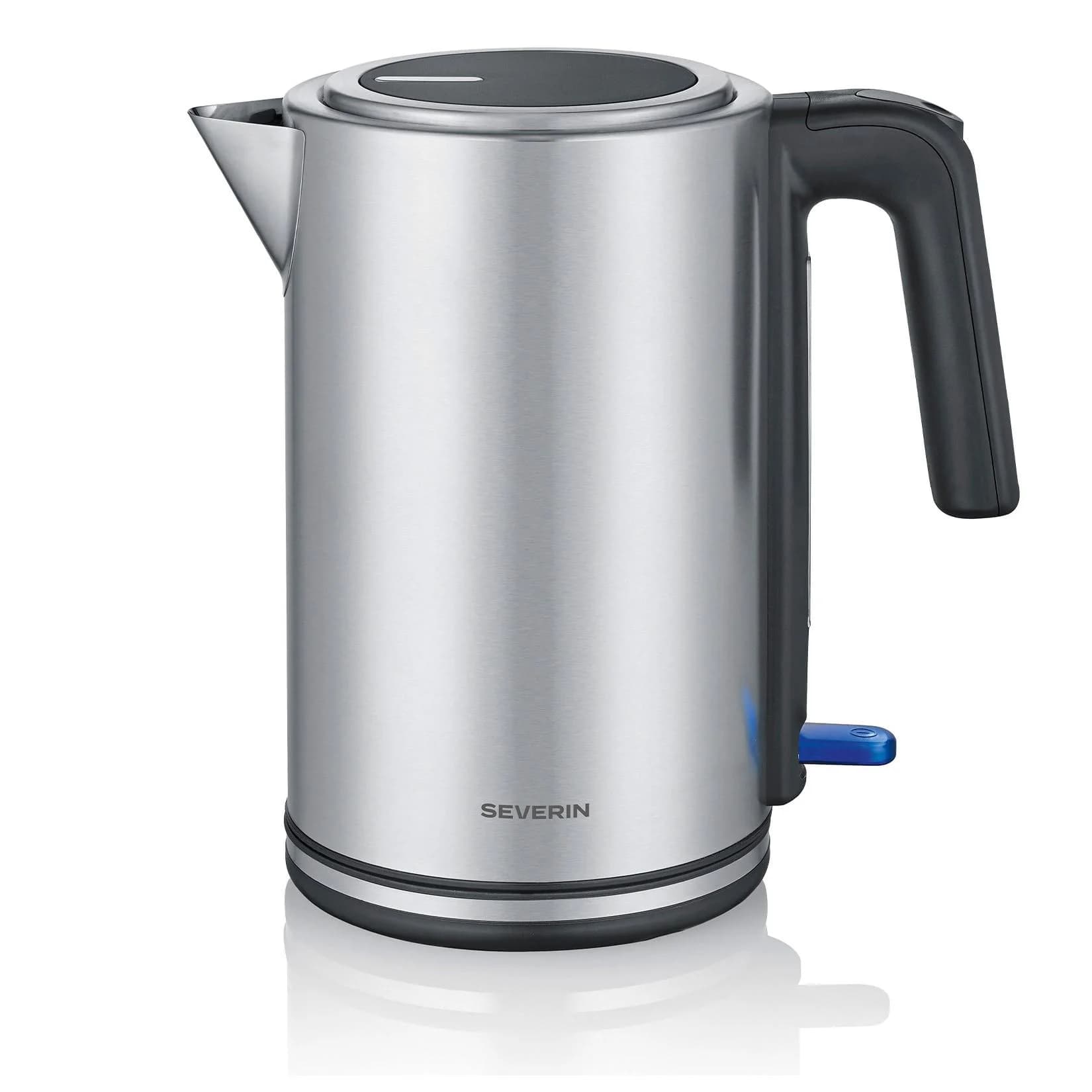 SEVERIN WK 3449 Wasserkocher 1,7L Schwarz/Silber