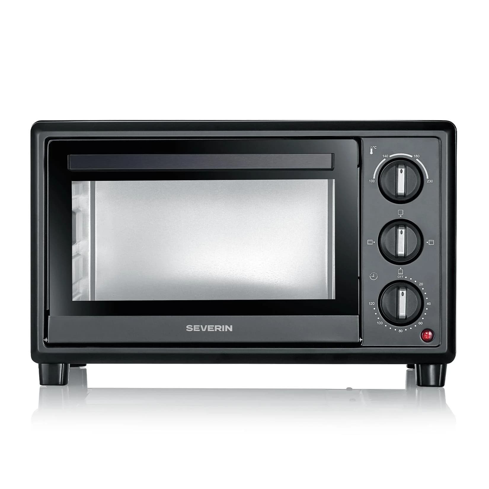 SEVERIN TO 2078 Back- und Toastofen Schwarz/Silber