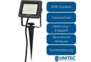 UNITEC LED Gartenstrahler Farbwechsel Outdoor IP65 Bild 3