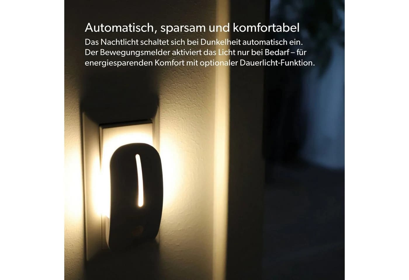 UNITEC LED Nachtlicht mit Bewegungsmelder und Dämmerungssensor Weiß - Bild 4