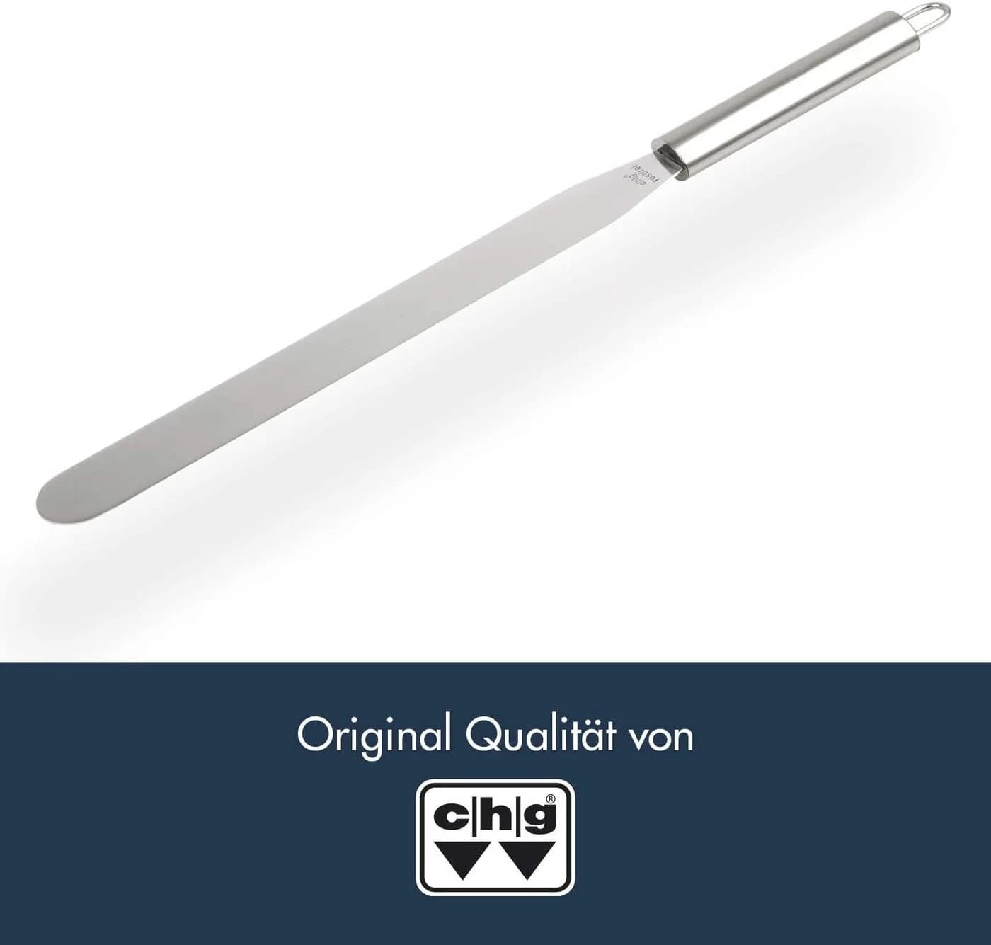 CHG Streichpalette Edelstahl 37 cm x 3 cm für Kuchen und Torten - Bild 5