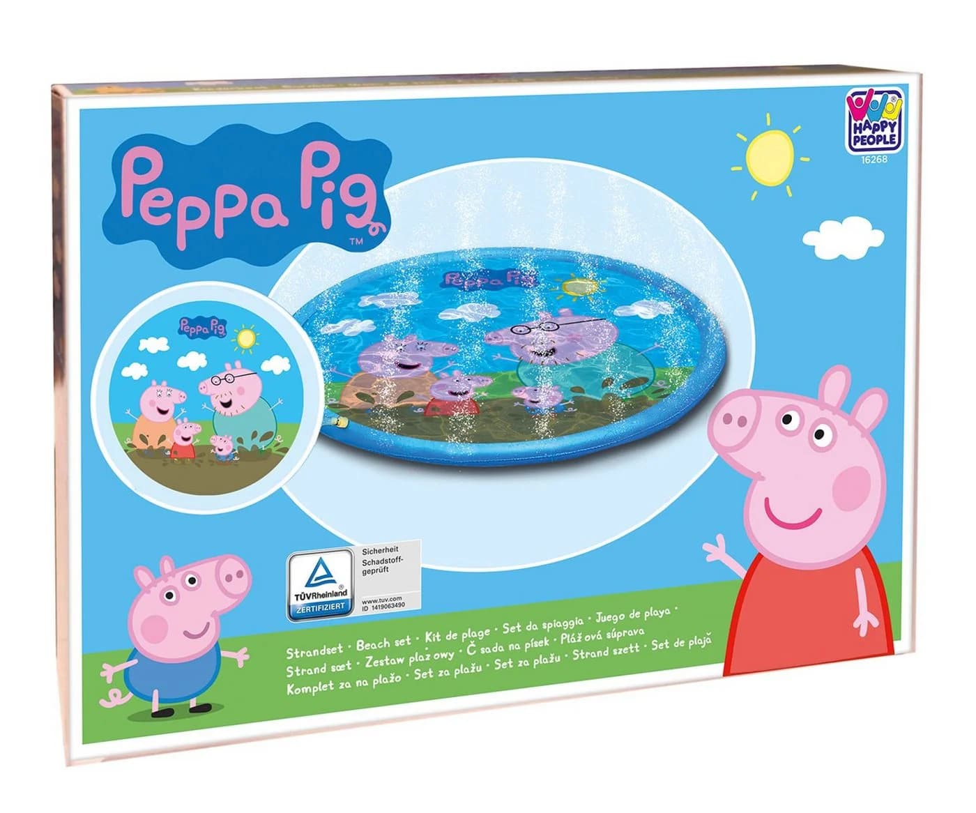 Happy People Sprinklermatte Peppa Wutz Bunt - Bild 4