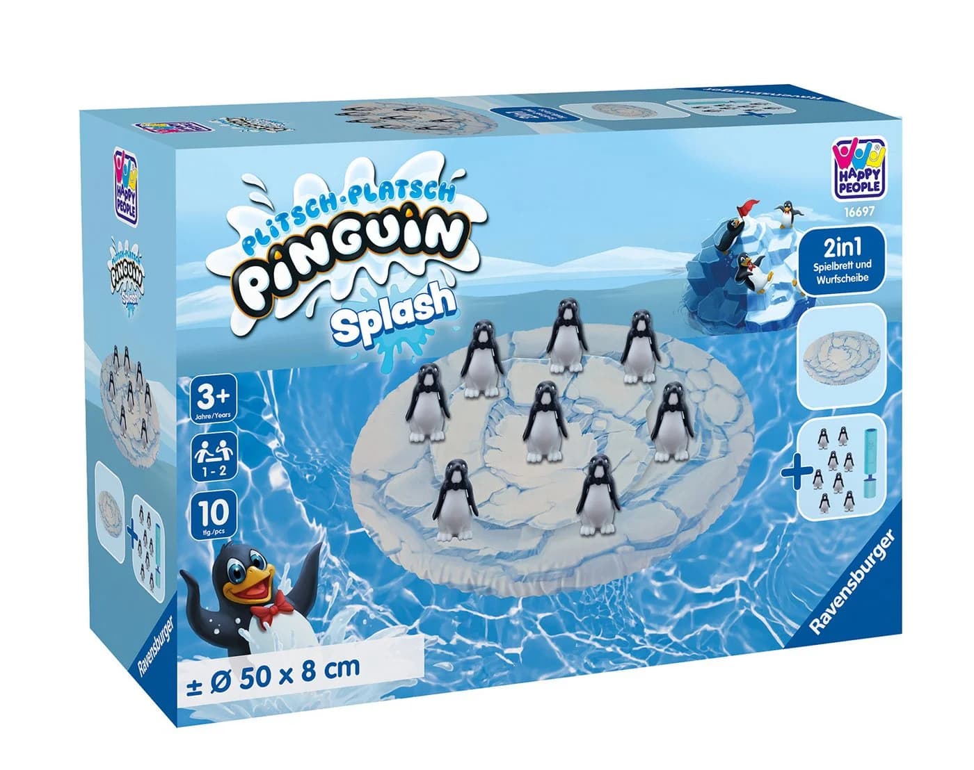 Happy People Ravensburger Eisberg wackelt Aufblasbares Pool-Spiel Bunt