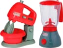 Happy People Kinder-Haushaltsset Standmixer und Mixer mit Topf, rot/grau, mit Licht- und Soundeffekt Bild 2