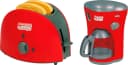 Happy People Kinder-Haushaltsset Toaster und Kaffeemaschine Grau/Rot Kunststoff Bild 2