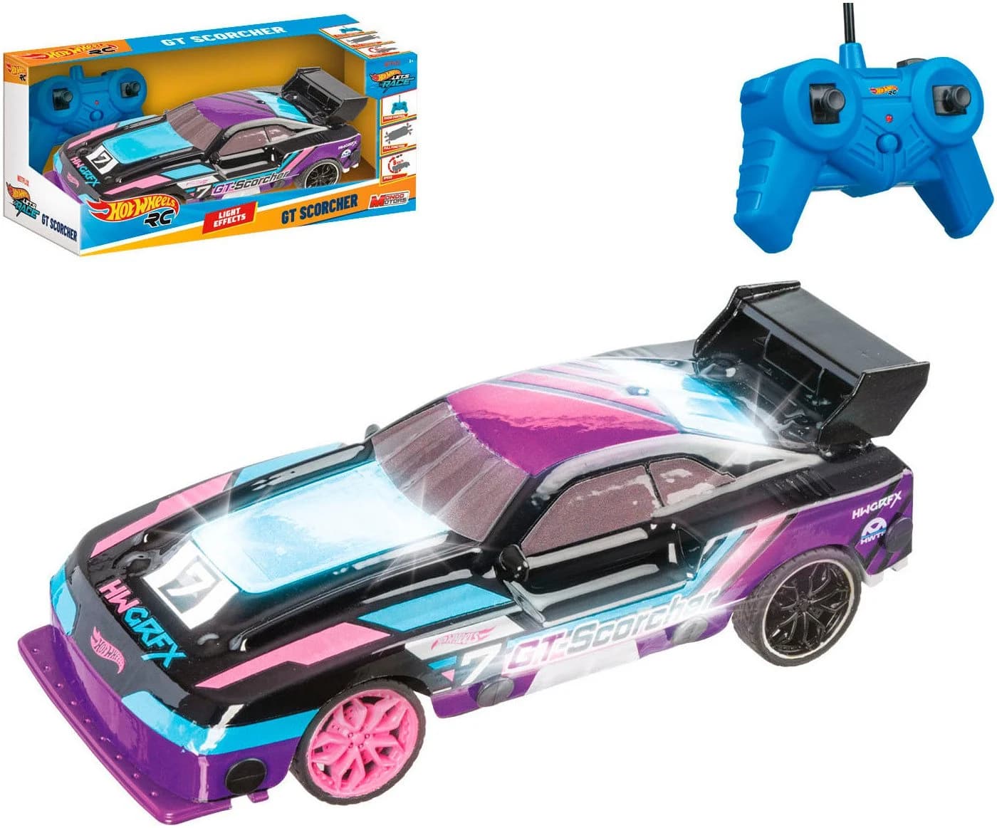 Happy People RC-Auto HOT WHEELS RC Lets Race GT Scorcher Bunt - Bild 2