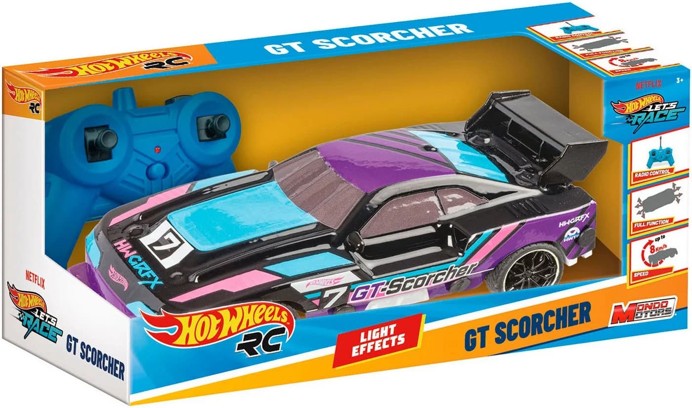 Happy People RC-Auto HOT WHEELS RC Lets Race GT Scorcher Bunt - Bild 5