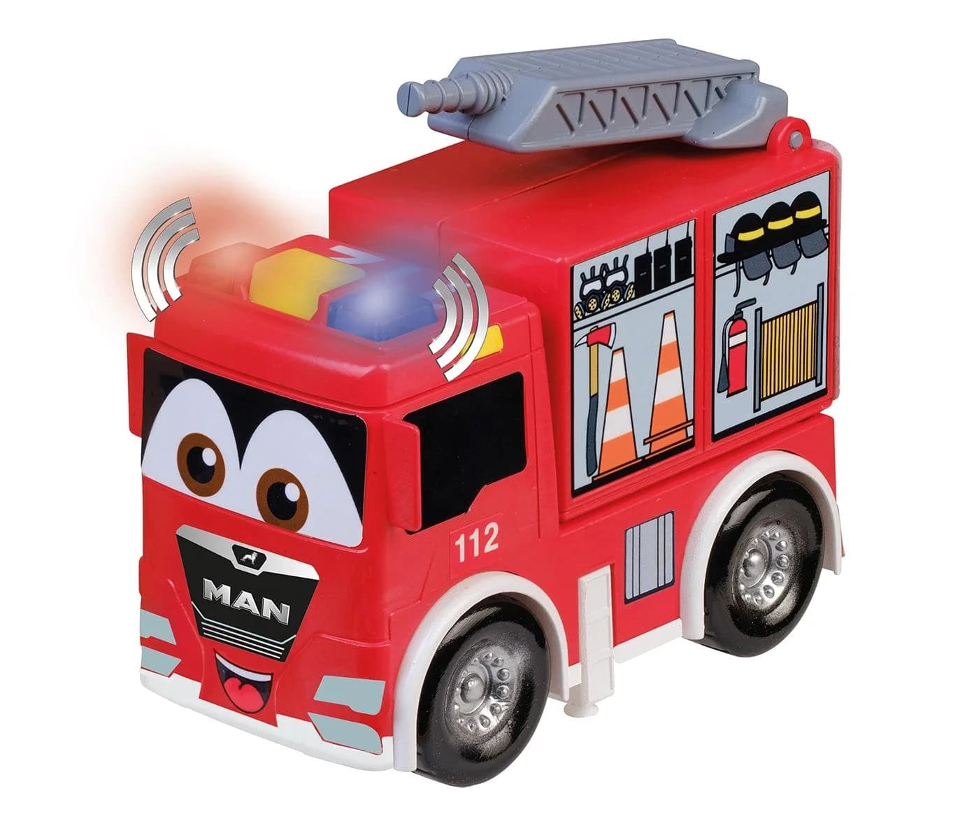 HAPPY PEOPLE MAN KIDS Feuerwehr 2er Set Bunt mit Licht und Sound