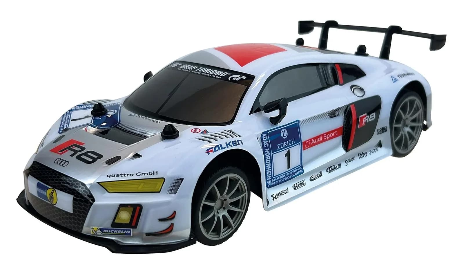 HAPPY PEOPLE RC-Auto AUDI R8 2,4GHz Bunt Fernlenkfahrzeug
