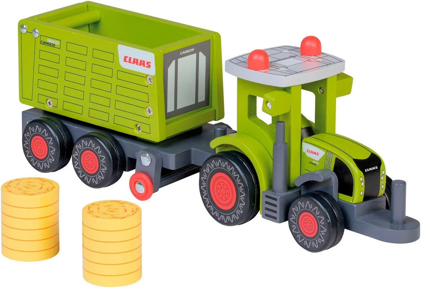 HAPPY PEOPLE Spielzeug-Traktor CLAAS Kids Axion 870 Grün Holz