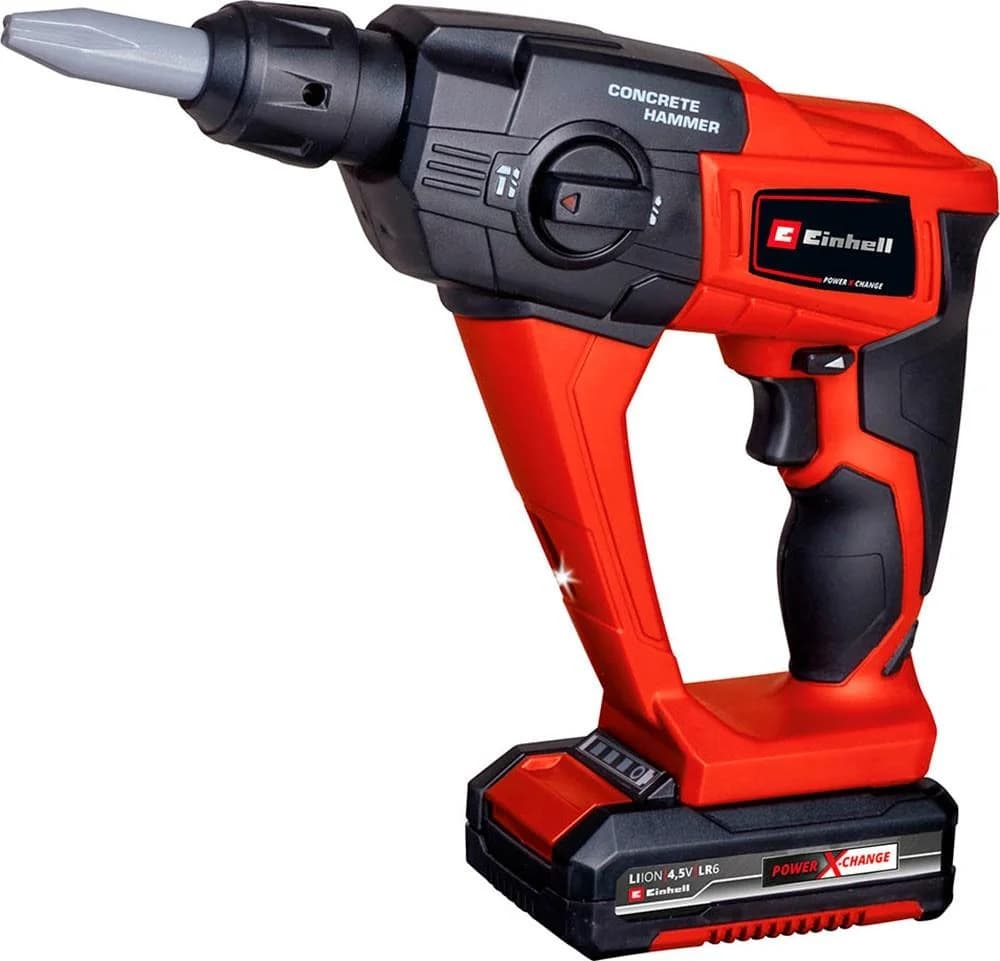 HAPPY PEOPLE Kinder-Bohrmaschine Einhell Kids Bohrhammer Rot/Schwarz