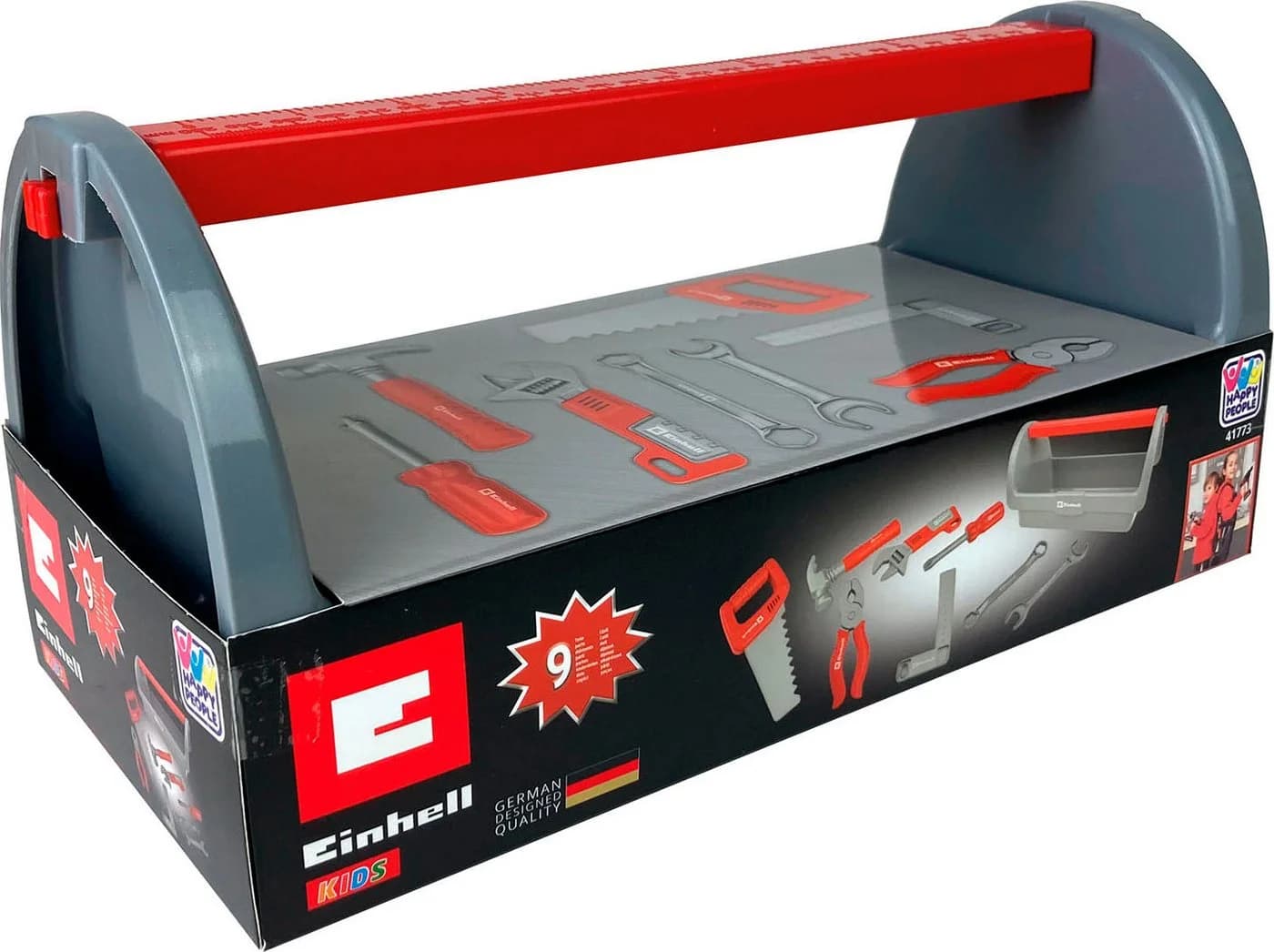 Happy People Spielwerkzeugkoffer EINHELL Kids Werkzeugbox Rot/Schwarz - Bild 4