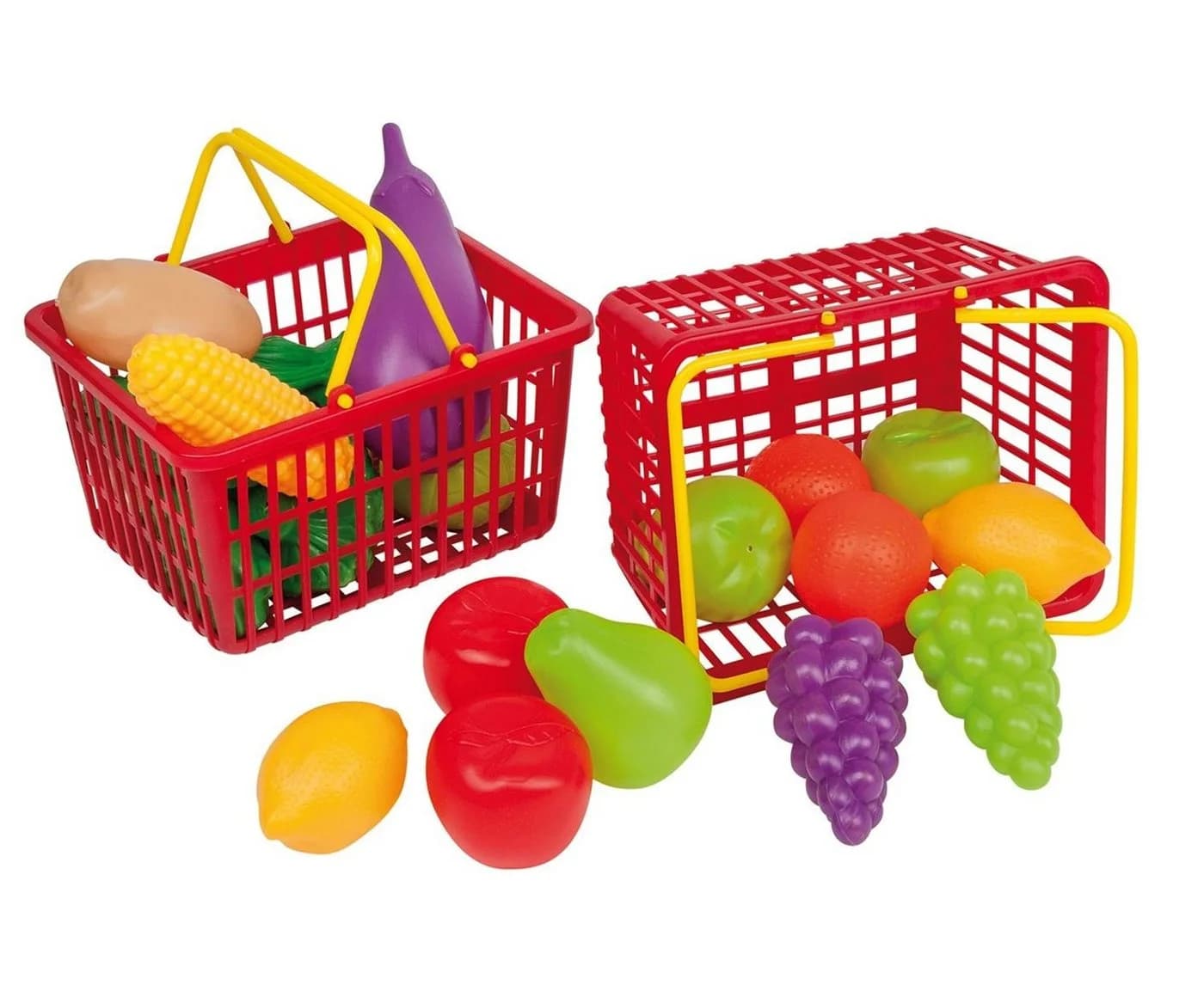 Happy People Junior’s Home Einkaufskorb mit 11-teiligem Obst- und Gemüse-Set - Bild 2