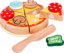 HAPPY PEOPLE Spiellebensmittel Pizza Bunt Holz mit Klettverschluss Bild 2