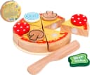 HAPPY PEOPLE Spiellebensmittel Pizza Bunt Holz mit Klettverschluss Bild 3
