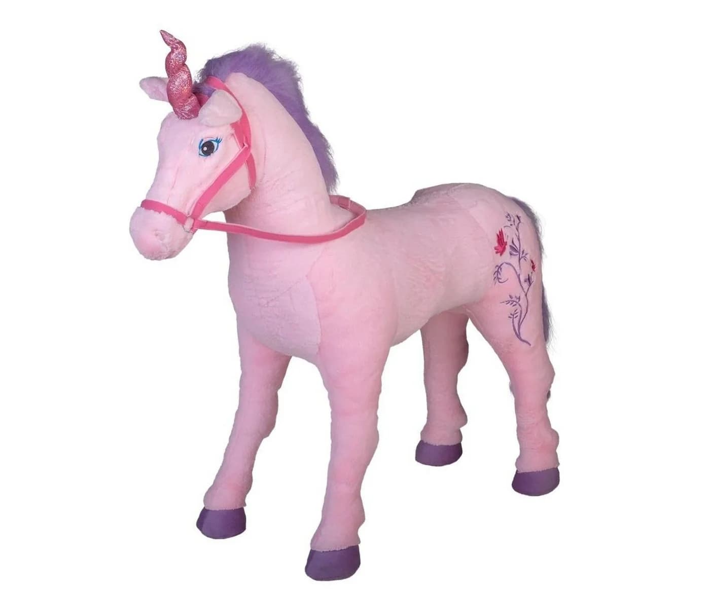 Happy People Stehpferd Einhorn mit Stickerei und Sound