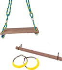 Happy People Schaukelsitz Turn-Schaukel-Set 3-tlg. mit Turnringen und Trapez Bild 2