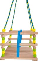 HAPPY PEOPLE Babyschaukelsitz Gitterschaukel Braun Massivholz Bild 2