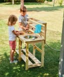 HAPPY PEOPLE Outdoor-Spielküche Beige Natur Bild 1