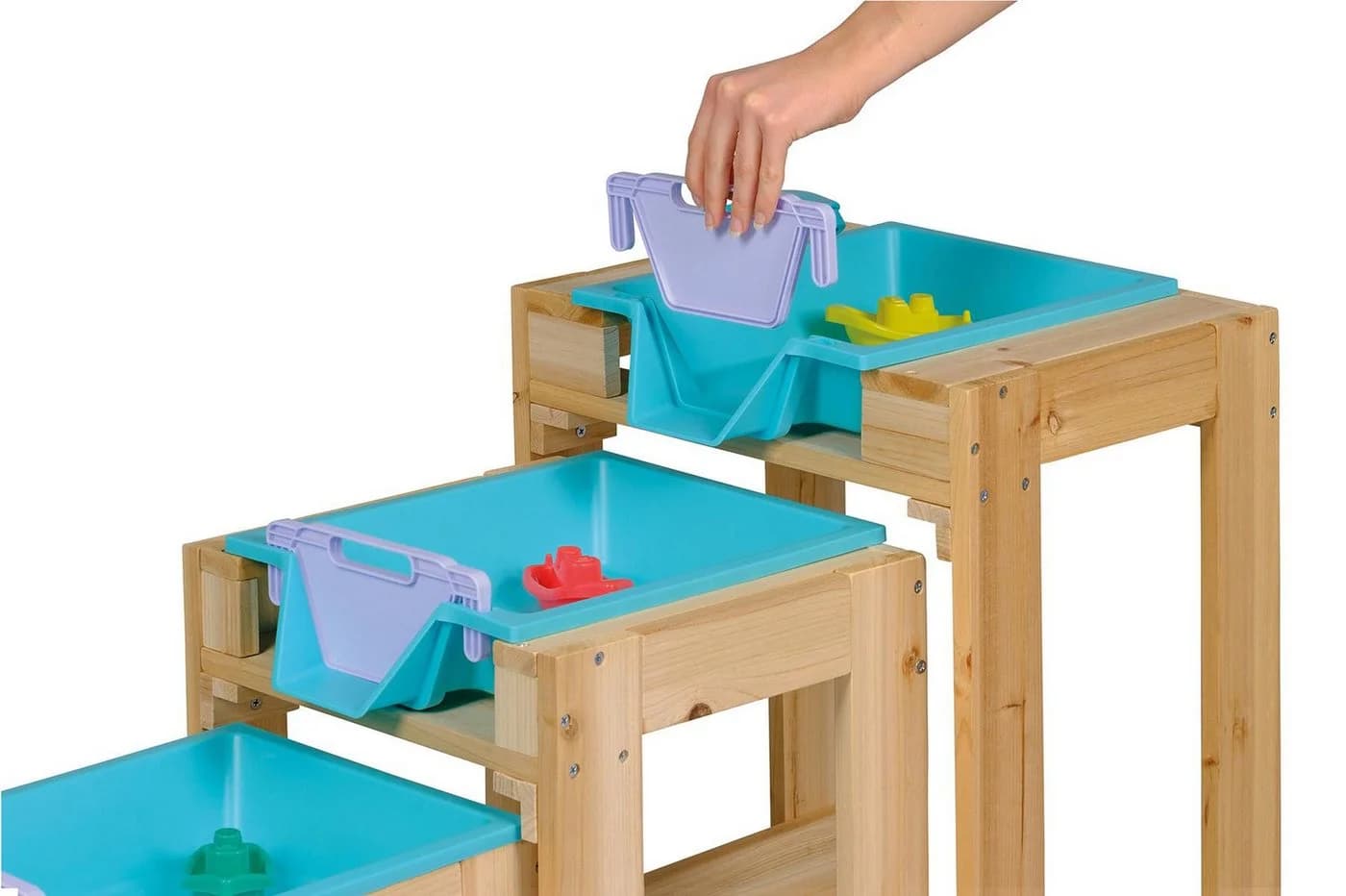 Happy People Wasser-Spieltisch 3er Set mit Schleusenfunktion - Bild 2