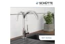 Schütte Spültischarmatur Cornwall Niederdruck 360° Chrom Bild 5