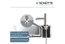 Schütte Waschtischarmatur LIMA Silber Chrom Messing Kaltwasserarmatur Bild 3