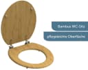 SCHÜTTE WC-Sitz Natural Bamboo Oval Holzfarben Bambus Bild 5